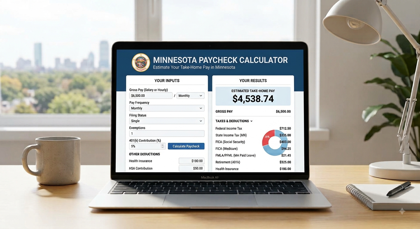 Minnesota Paycheck Calculator