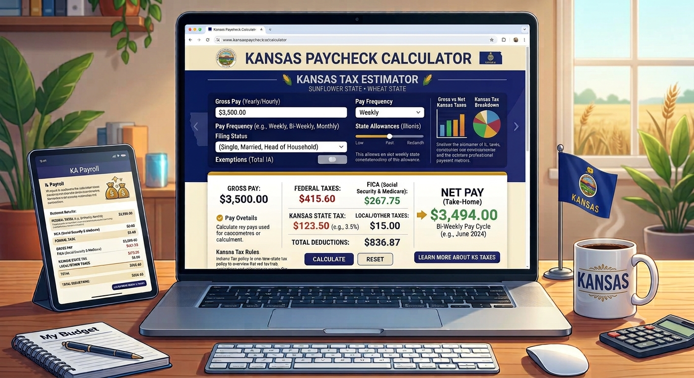 Kansas Paycheck Calculator
