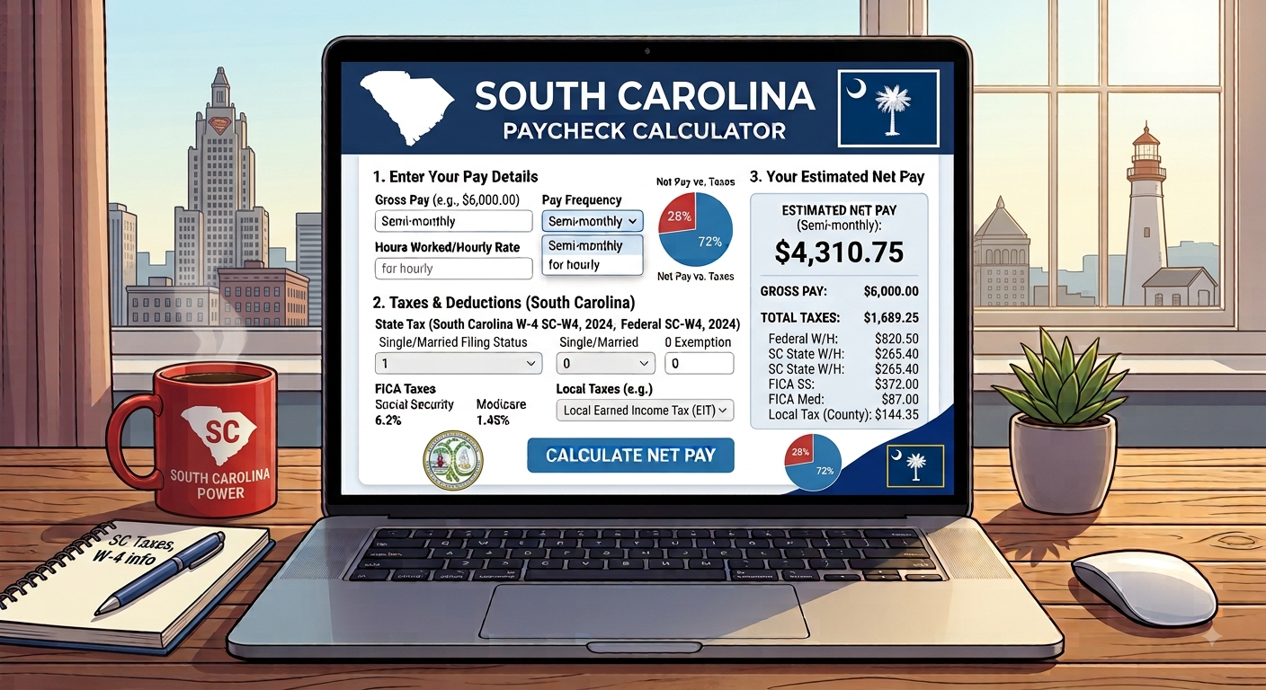 South Carolina Paycheck Calculator 2026