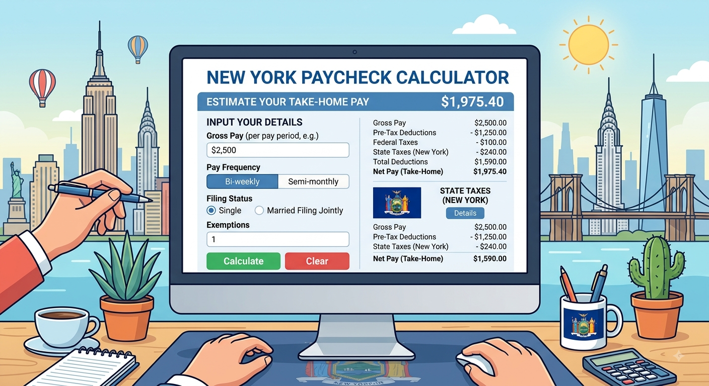 New York Paycheck Calculator