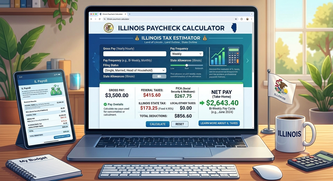 Illinois Paycheck Calculator