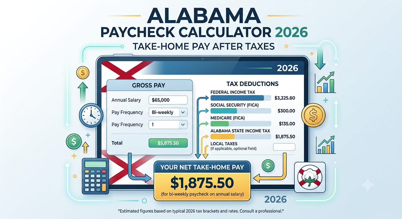 Alabama Paycheck Calculator 2026