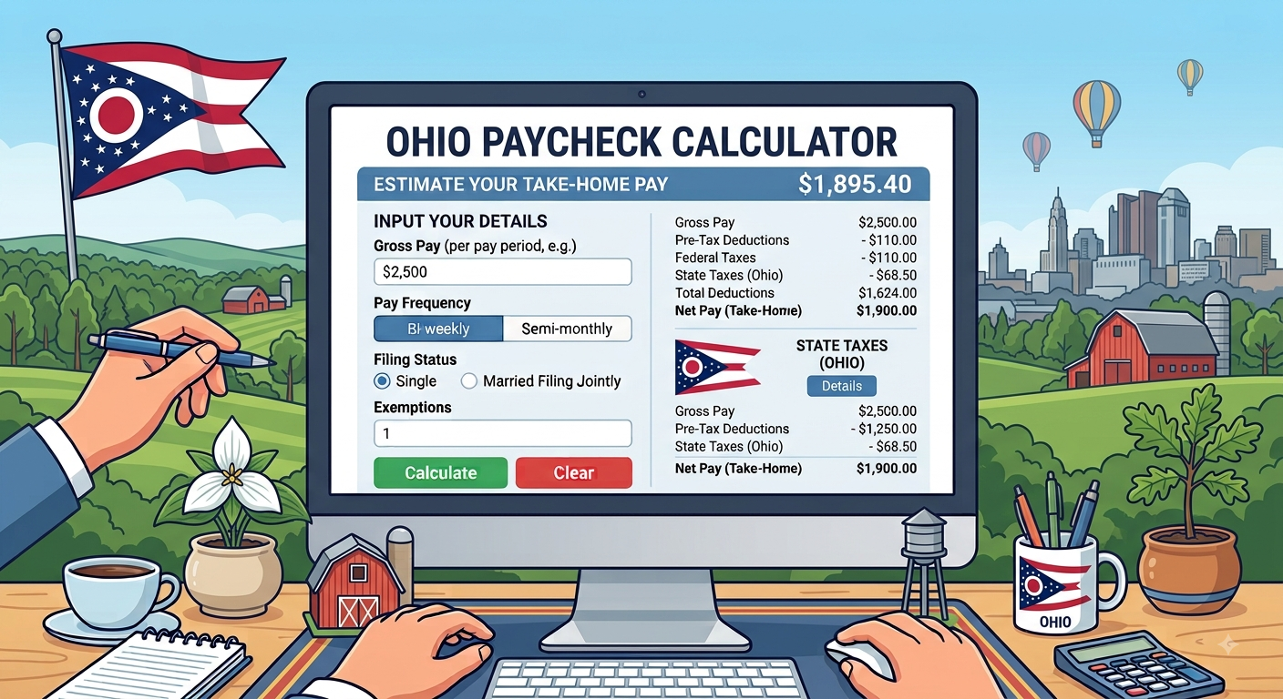 Ohio Paycheck Calculator