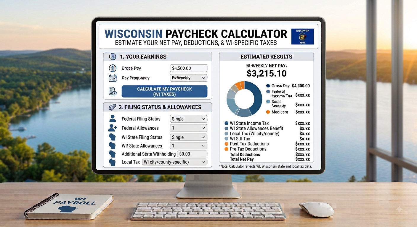 Wisconsin Paycheck Calculator