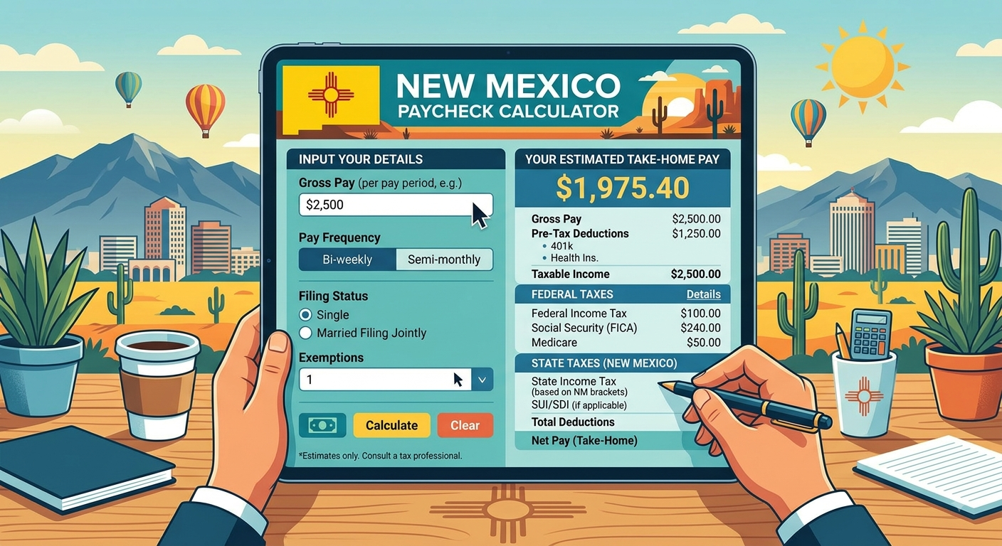 New Mexico Paycheck Calculator
